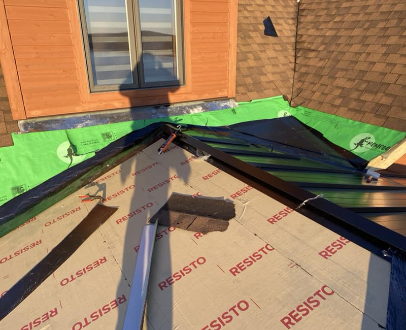 Réparation de toiture à Québec.